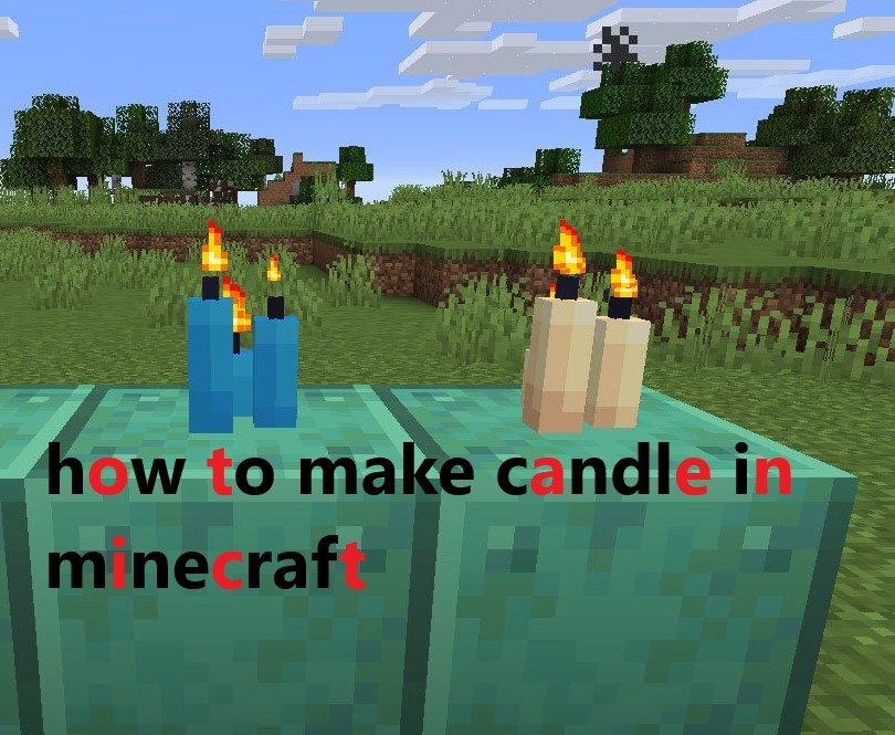 how to make candle in minecraft