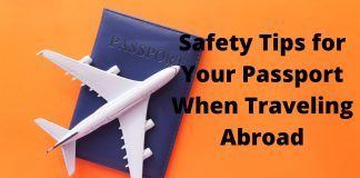 Safety Tips for Your Passport When Traveling Abroad Passport and boarding pass held by a traveler