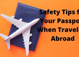 Safety Tips for Your Passport When Traveling Abroad Passport and boarding pass held by a traveler