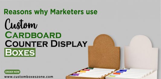 Custom Cardboard Counter Display Boxes