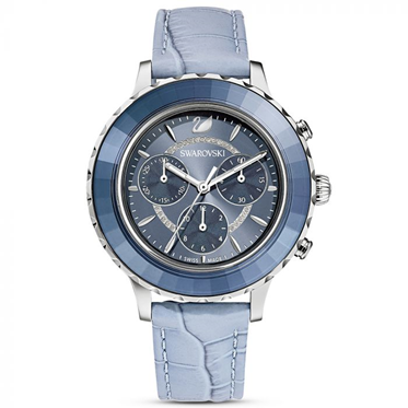 Swarovski Women Octea lux Chrono Round Blue Watches