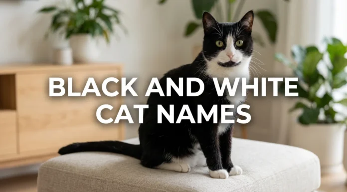 Black and White Cat Names: Complete Guide to Choosing Unique Names Based on Your Kitty’s Markings, Mood, Personality, and Style Black and White Cat Names
