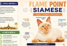 Flame Point Siamese Cats: Appearance, Personality, Color Genetics, Care Needs, Lifespan, Health, Rarity, and Cost in the U.S. Flame Point Siamese