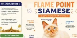 Flame Point Siamese Cats: Appearance, Personality, Color Genetics, Care Needs, Lifespan, Health, Rarity, and Cost in the U.S. Flame Point Siamese
