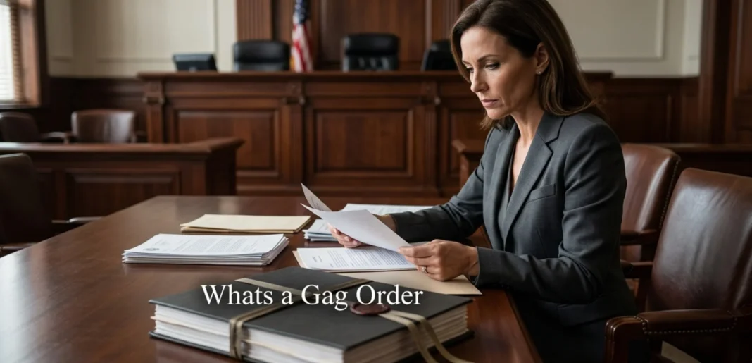 What's a Gag Order What's a Gag Order